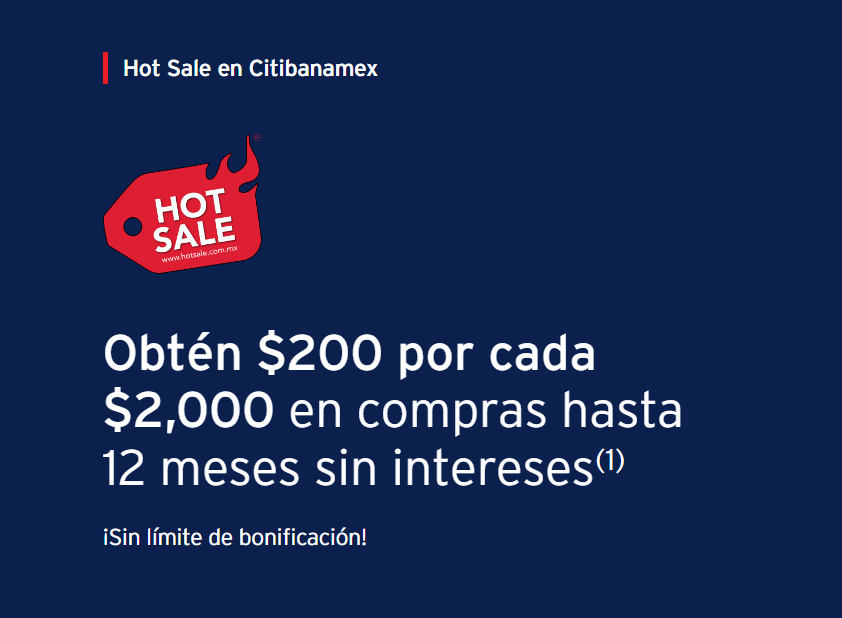 HOT SALE 2023 CITIBANAMEX 10 de BONIFICACIÓN LiquidAhorros