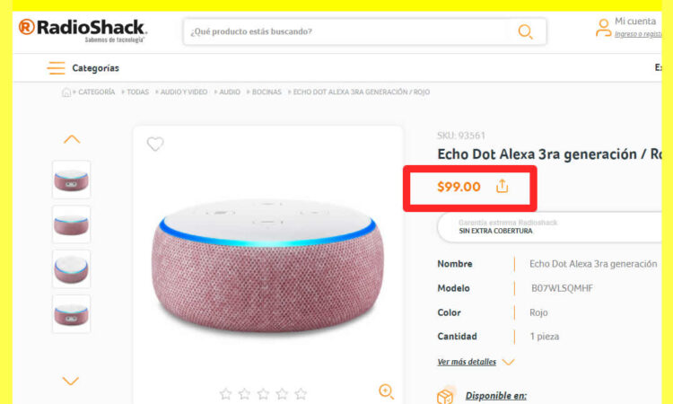 Tienda Inglesa - 📢 36% OFF Solo por Hoy!  Alexa Echo